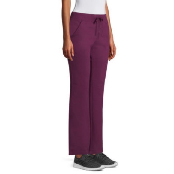 St. John's Bay Active Mid Rise Straight Sweatpant - Picture 3 of 3